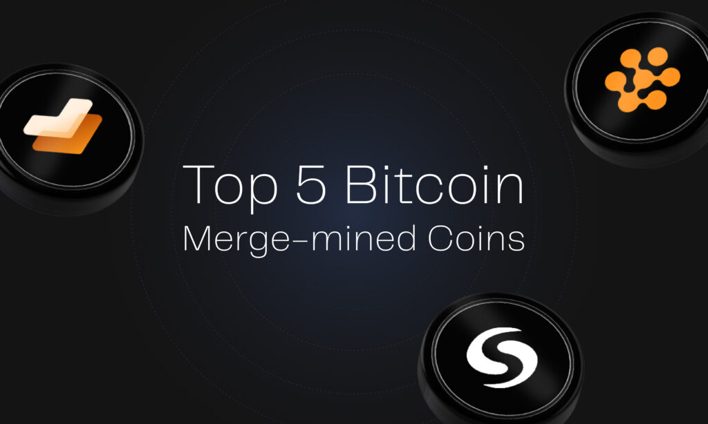 Banner for Top 5 Merge Mined Bitcoin Coins